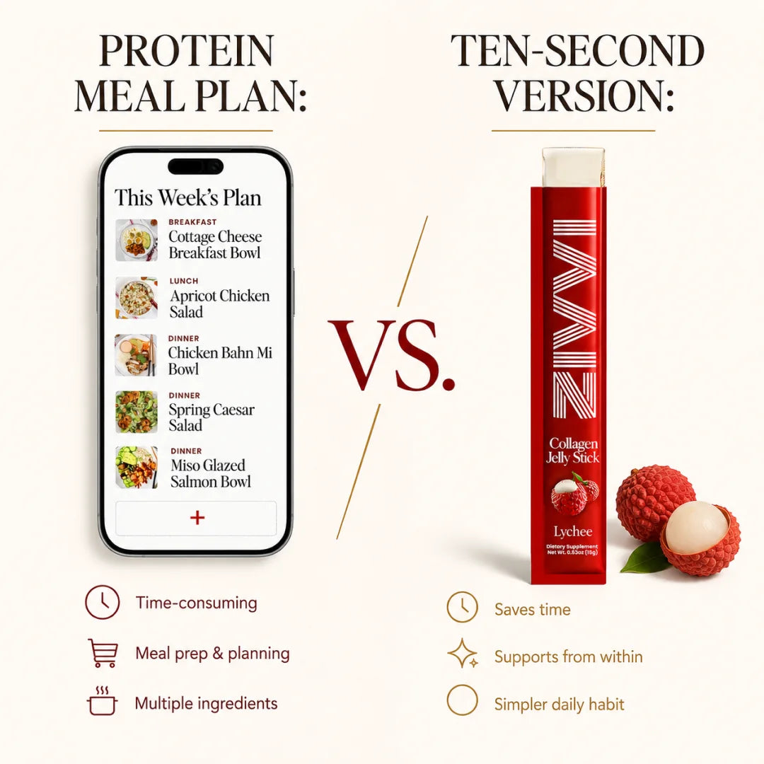 Zivvi collagen jelly stick as a caffeine-free afternoon ritual